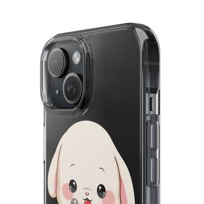 Kawaii Bunny Phone Case, Ice Cream Cutie Clear Case