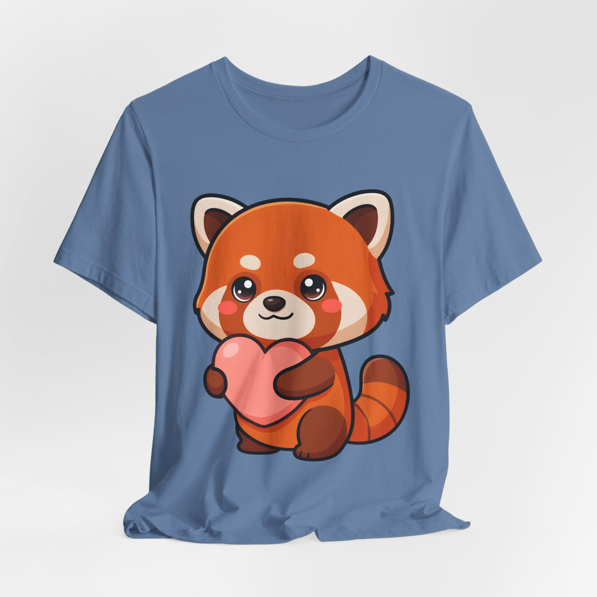 Kawaii Red Panda T-Shirt: Big Heart, Cozy Vibes