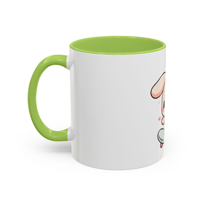 Kawaii Bunny Skateboard Mug – Cute Accent Coffee Mug