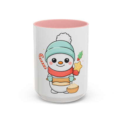 Christmas Snowman Baking Accent Coffee Mug