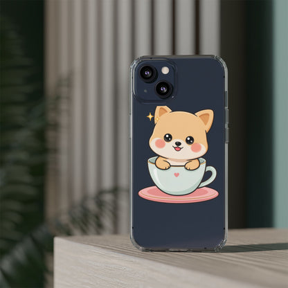 Kawaii Shiba Inu Phone Case – Cute Puppy in a Teacup