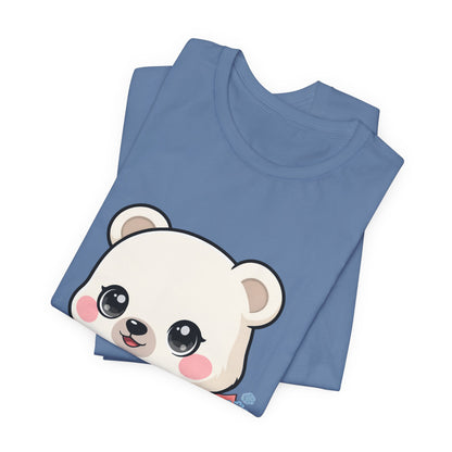 Kawaii Ice Skating Polar Bear Tee for Winter Gift Giving