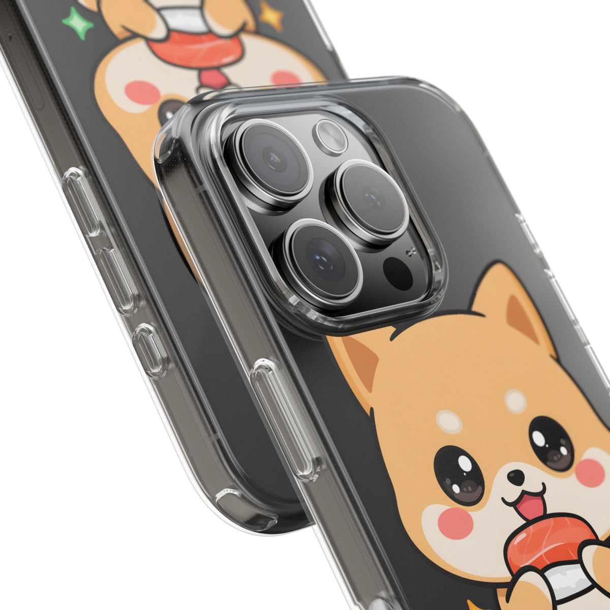Kawaii Shiba Inu Phone Case for Sushi Lovers