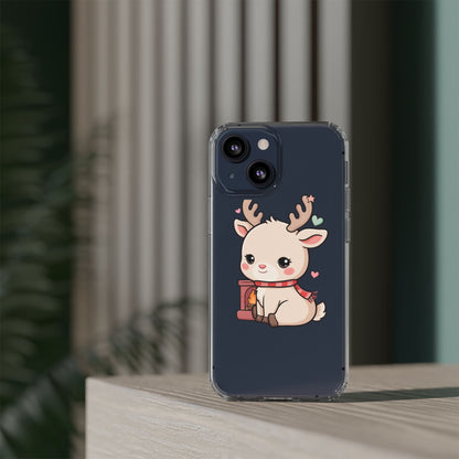 Kawaii Reindeer Phone Case for Cozy Holiday Cheer