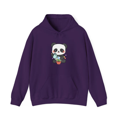 Kawaii Panda Hoodie, Cute Plant Lover Gift