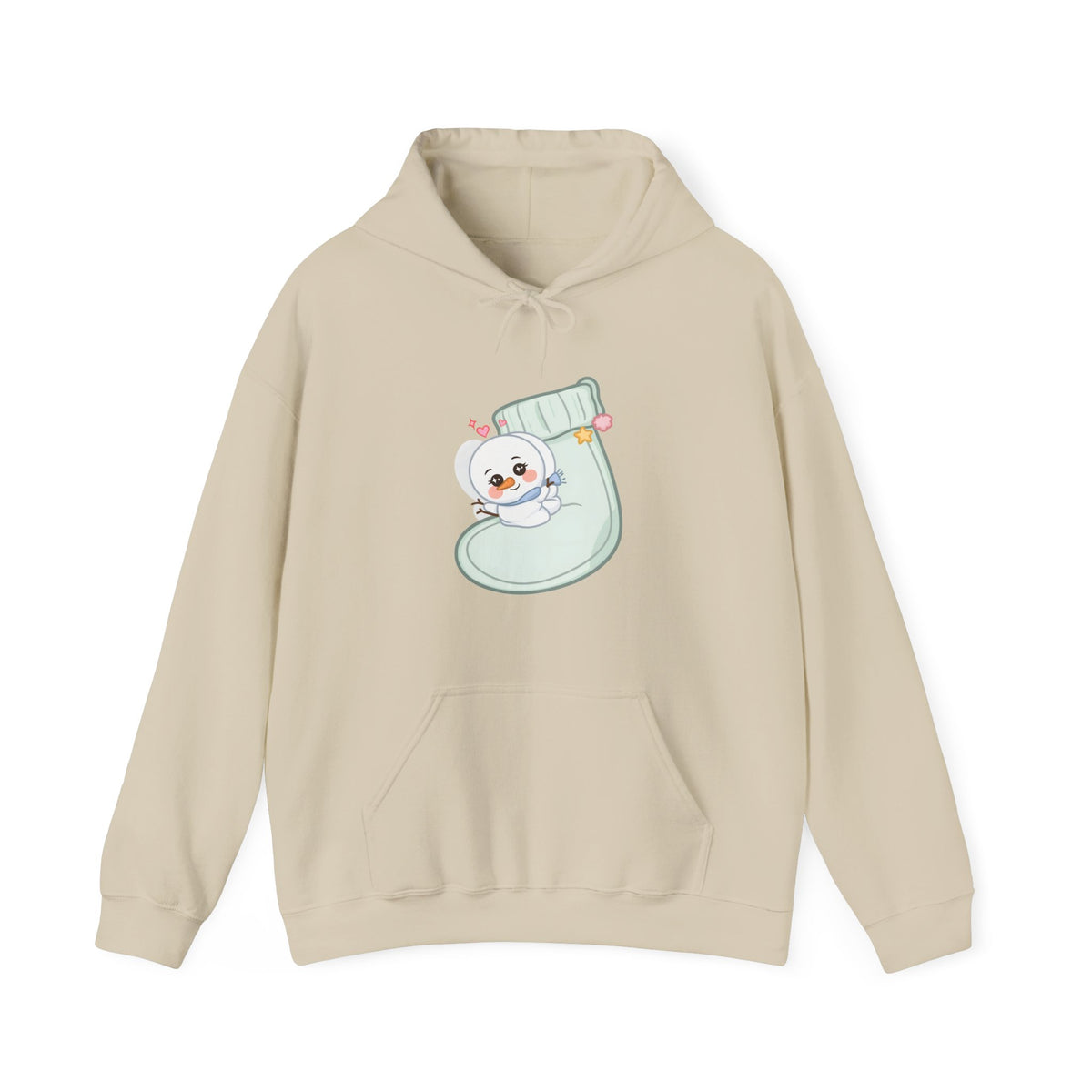 Kawaii Snowman Christmas Hoodie for Cozy Holiday Days