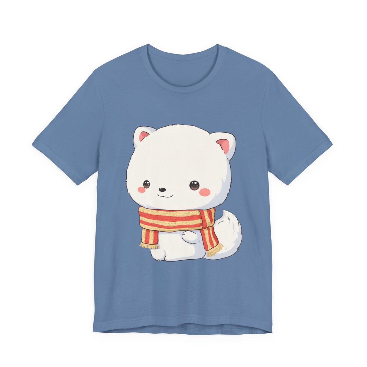 Kawaii Arctic Fox Christmas Tee for Cute Holiday Fans