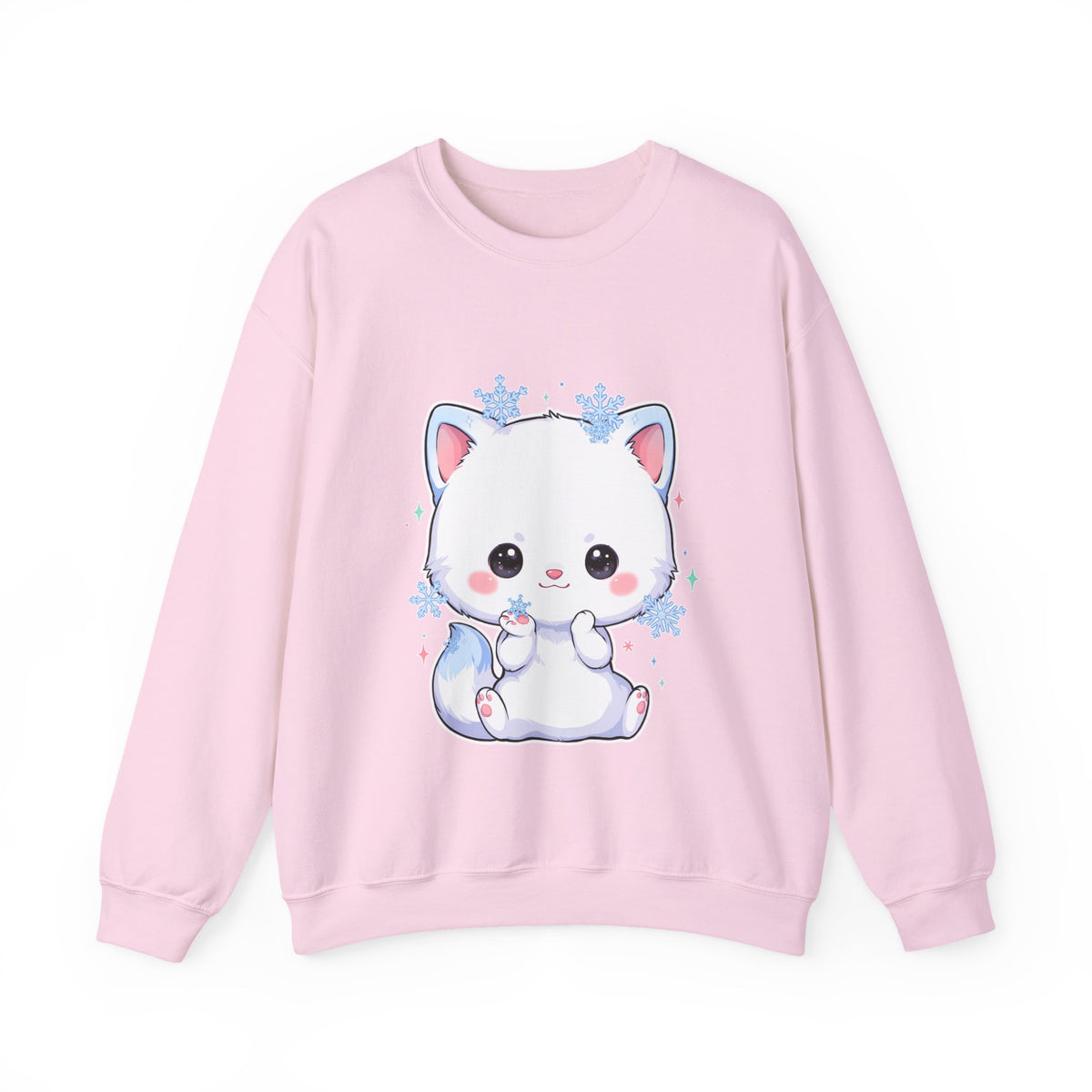 Kawaii Arctic Fox Sweatshirt for Cute Winter Animal Lovers