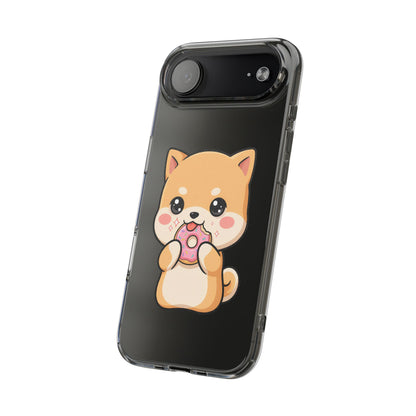 Kawaii Shiba Inu Phone Case with Donut