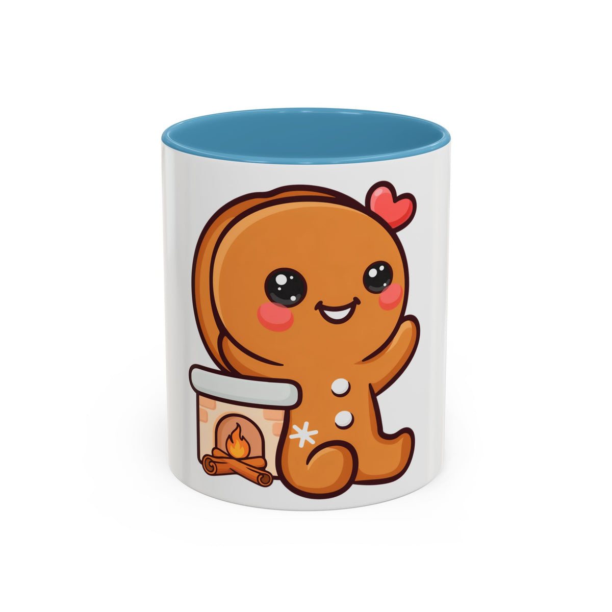 Kawaii Gingerbread Mug for Cozy Winter Coffee Breaks