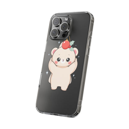 Kawaii Christmas Bear Phone Case for Cozy Holiday Days