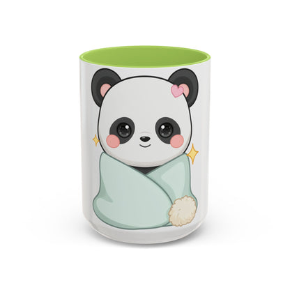 Kawaii Panda Accent Coffee Mug for Cozy Moments