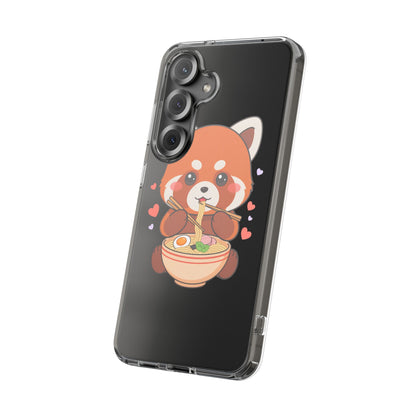 Red Panda Ramen Phone Case – Kawaii Food Lover Gift
