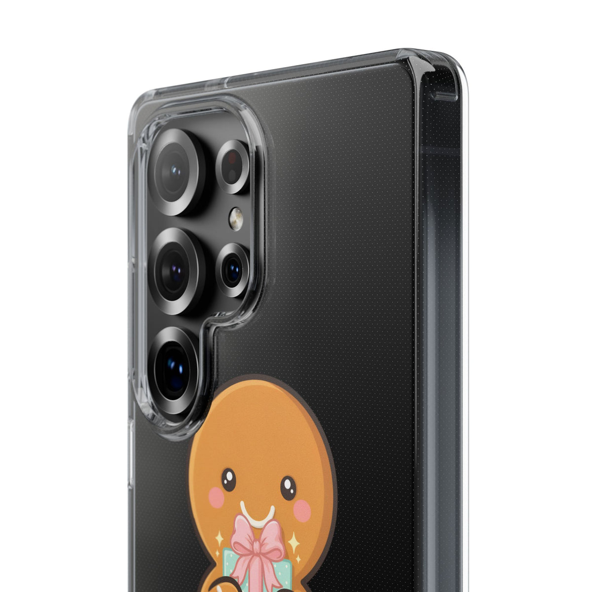 Gingerbread Man Phone Case, Cute Holiday Gift Design
