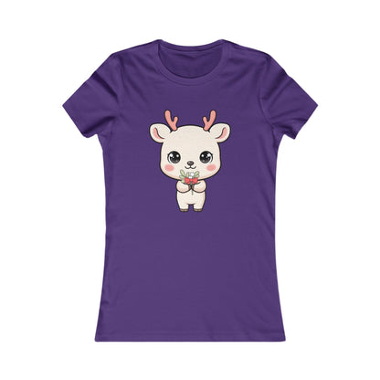 Kawaii Reindeer T-Shirt for Mistletoe-Loving Holiday Fans