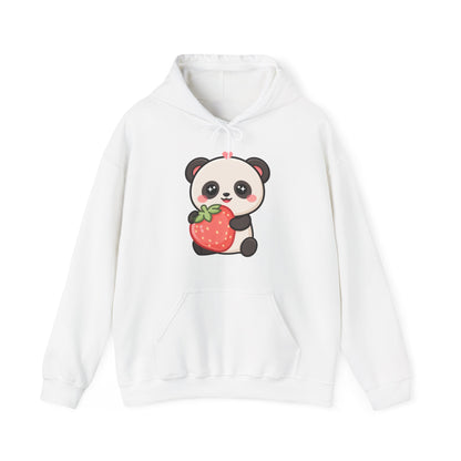 Kawaii Panda Strawberry Hoodie for Cute Style Fans