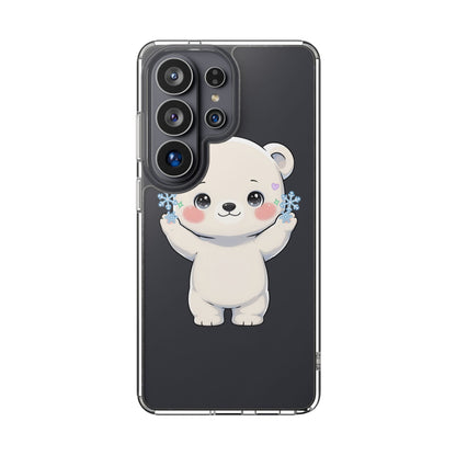 Kawaii Polar Bear Phone Case for a Cozy Winter Gift