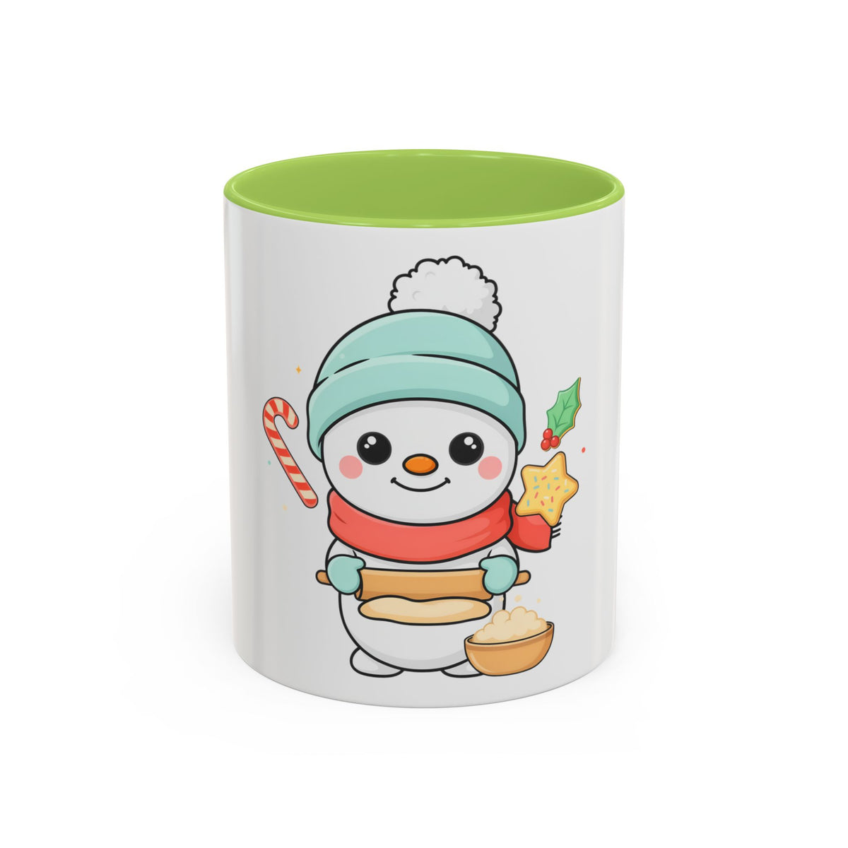 Christmas Snowman Baking Accent Coffee Mug