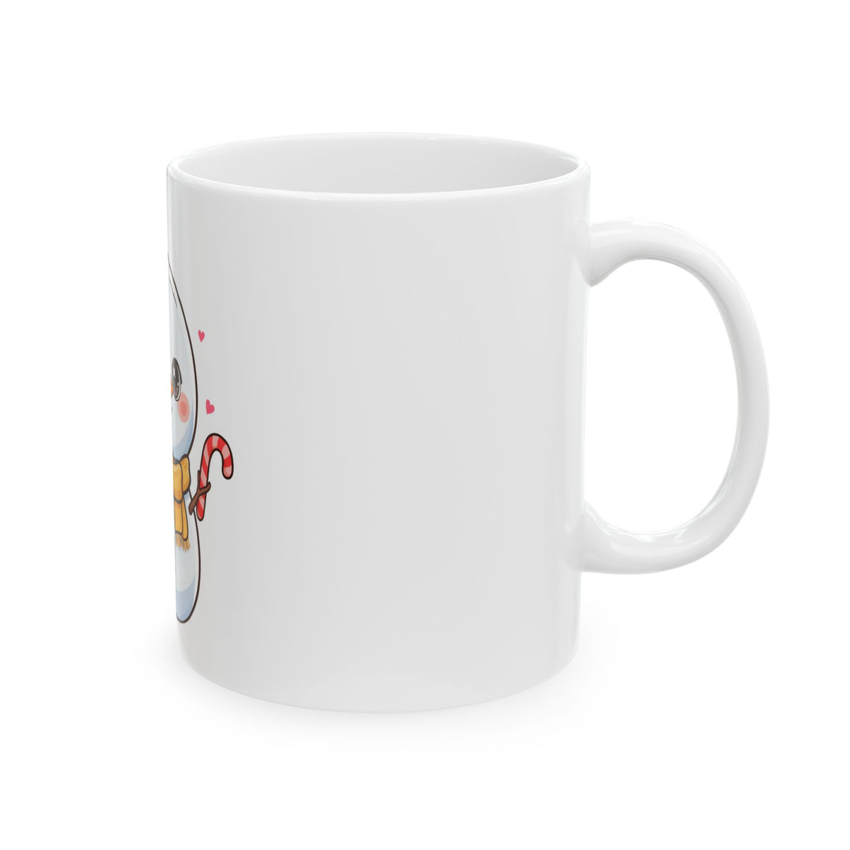 Cute Snowman Ceramic Mug for Cozy Winter Sips