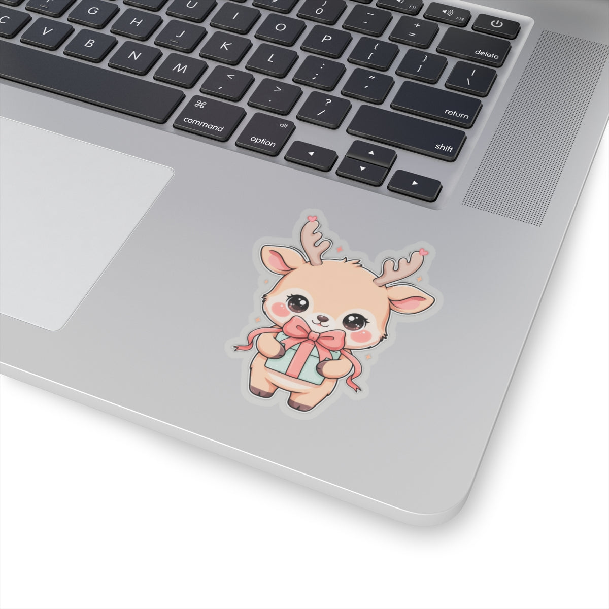 Kawaii Reindeer Sticker for Cute Holiday Decorating
