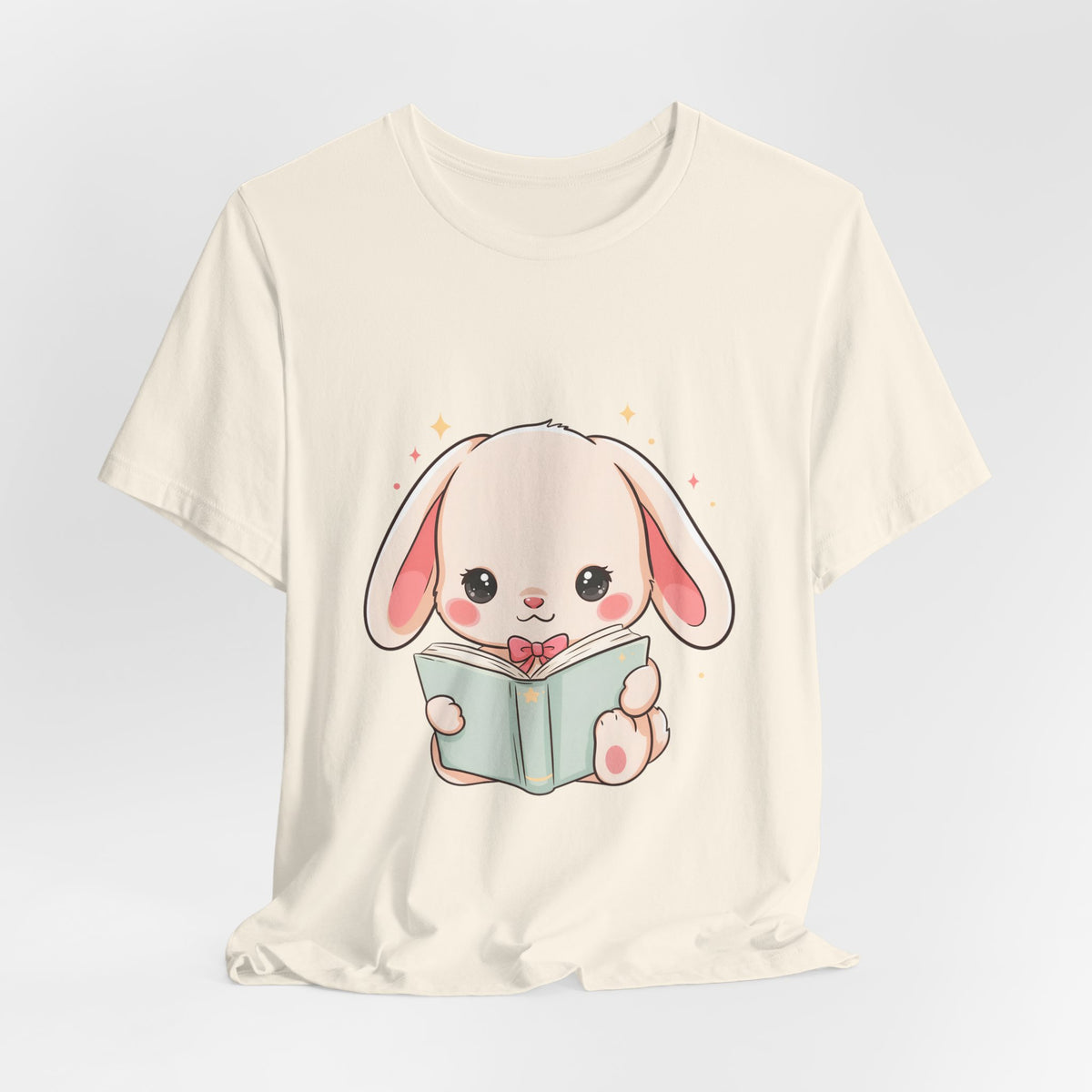 Book Lover Bunny T-Shirt – Cute Kawaii Reader Tee