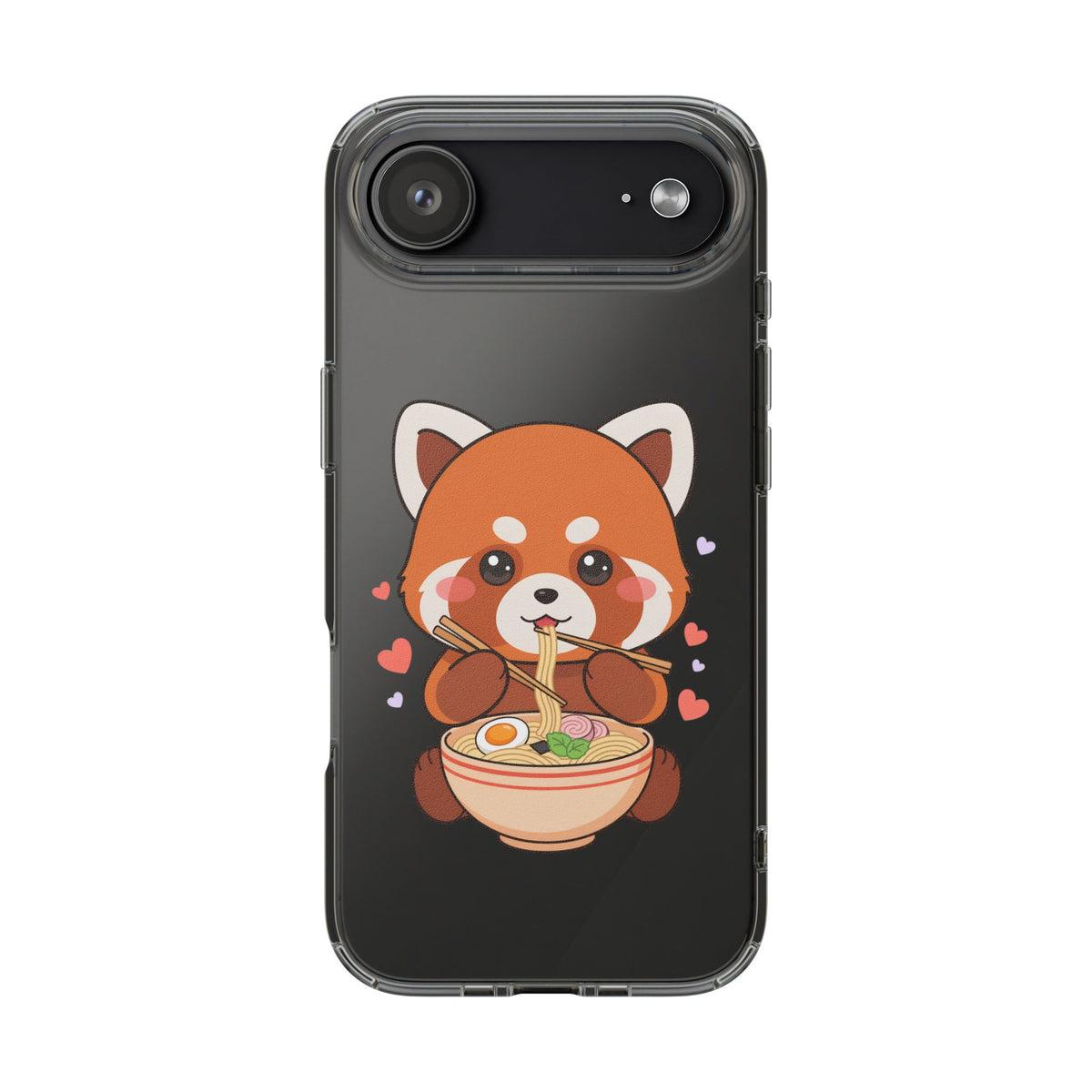 Red Panda Ramen Phone Case – Kawaii Food Lover Gift