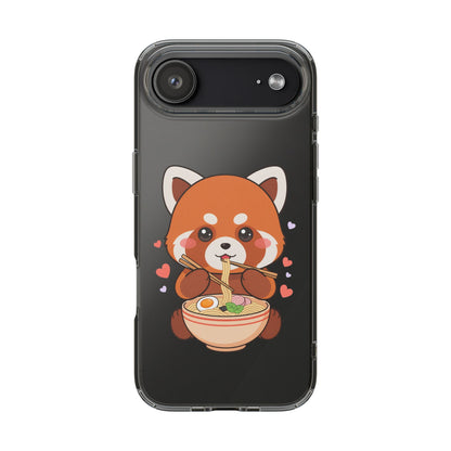 Red Panda Ramen Phone Case – Kawaii Food Lover Gift