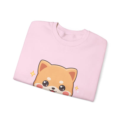 Kawaii Gamer Shiba Inu Sweatshirt for Cozy Gaming Days