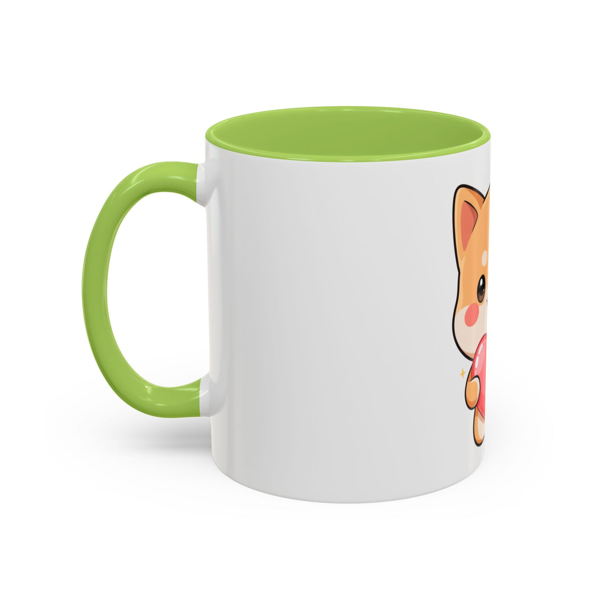 Kawaii Shiba Inu Accent Coffee Mug for Dog Lovers