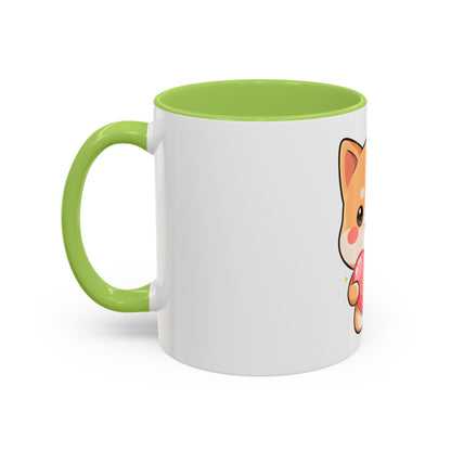 Kawaii Shiba Inu Accent Coffee Mug for Dog Lovers