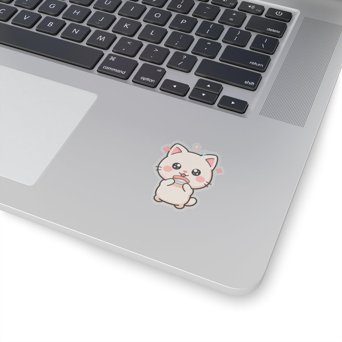 Kawaii Sushi Cat Sticker for Laptop and Journal