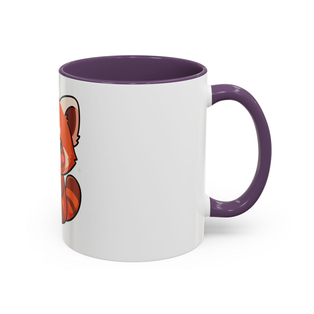 Red Panda Coffee Mug, Cute Latte Lover Accent Mug