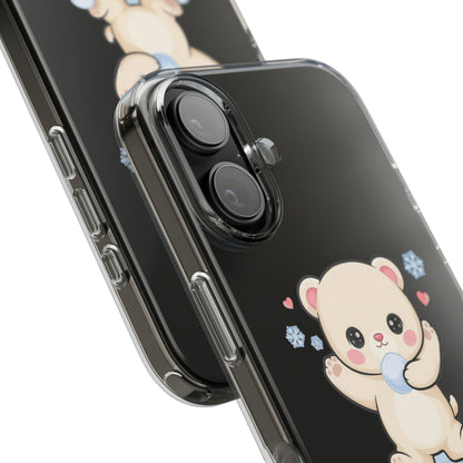 Kawaii Polar Bear Phone Case for Cute Animal Fans