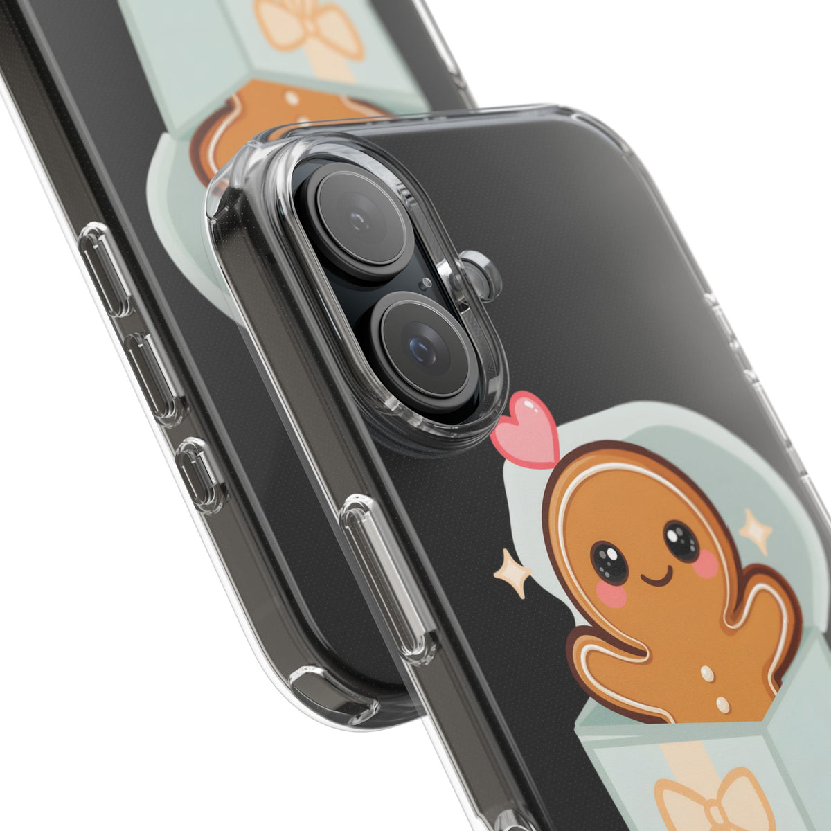 Gingerbread Man Phone Case – Kawaii Holiday Gift