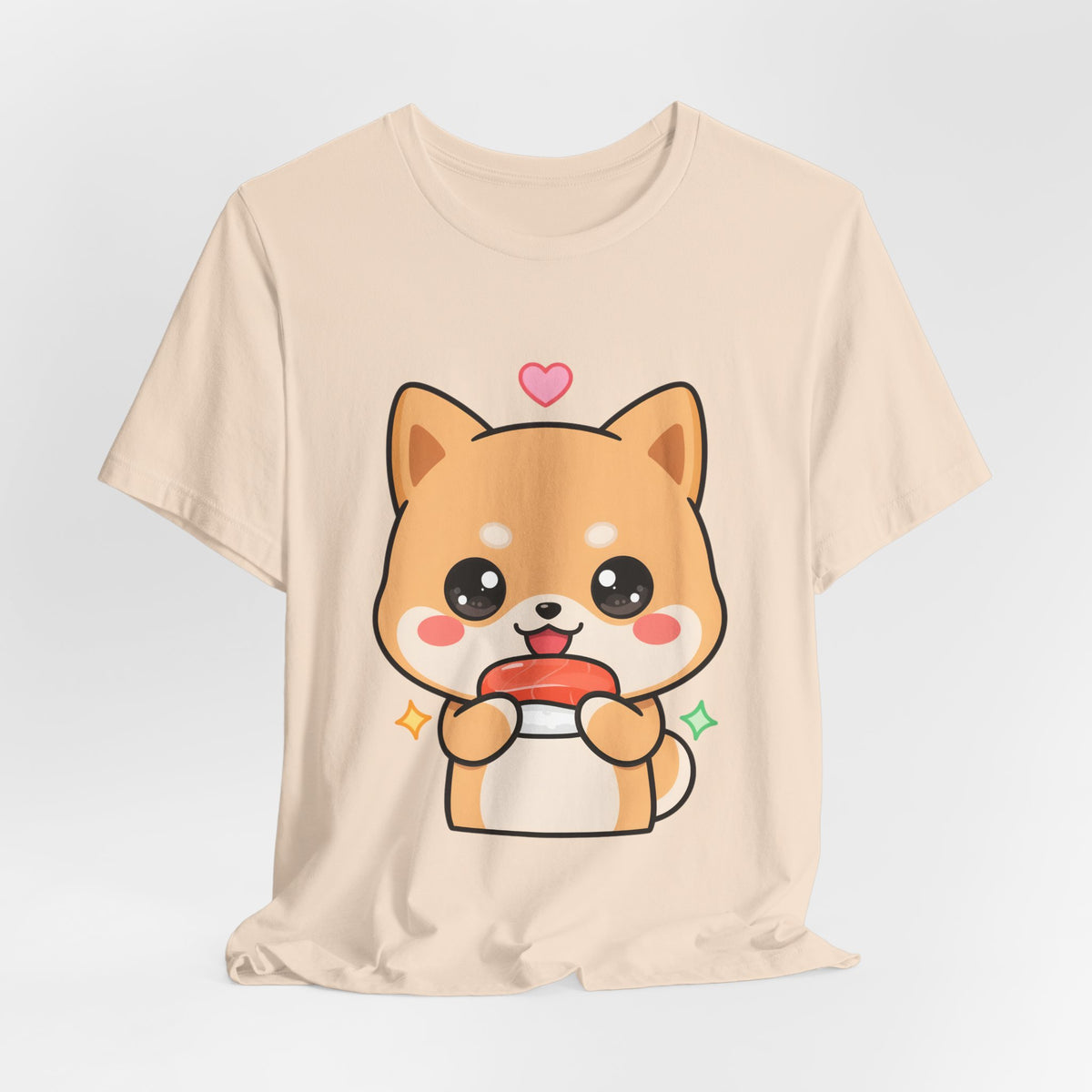 Kawaii Shiba Inu Sushi T-Shirt for Cute Food Lovers