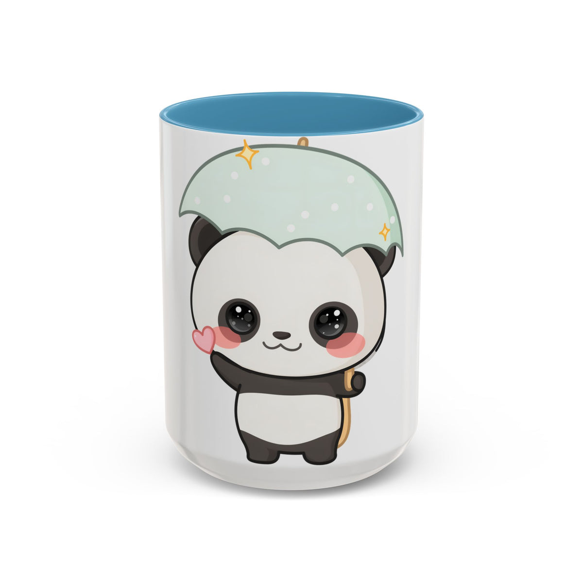 Cute Panda Accent Coffee Mug for Rainy Day Sips