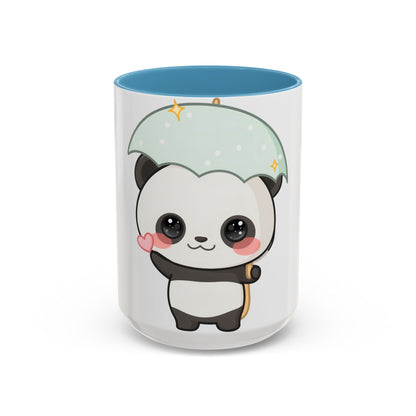 Cute Panda Accent Coffee Mug for Rainy Day Sips