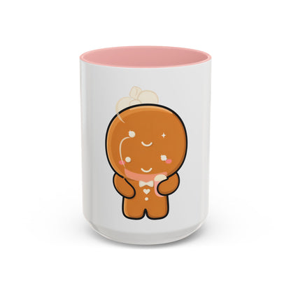 Kawaii Gingerbread Mug for Cozy Cocoa Breaks