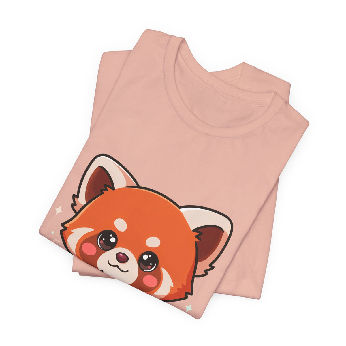 Kawaii Red Panda Coffee Tee for Cute Animal Lovers