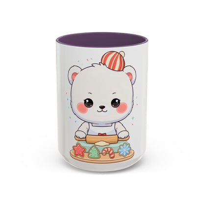 Christmas Cookie Polar Bear Accent Coffee Mug