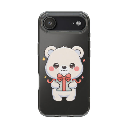 Kawaii Polar Bear Gift Phone Case for Holiday Gifting
