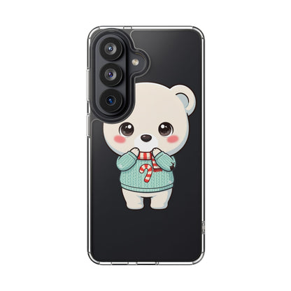 Kawaii Christmas Bear Phone Case for Holiday Season