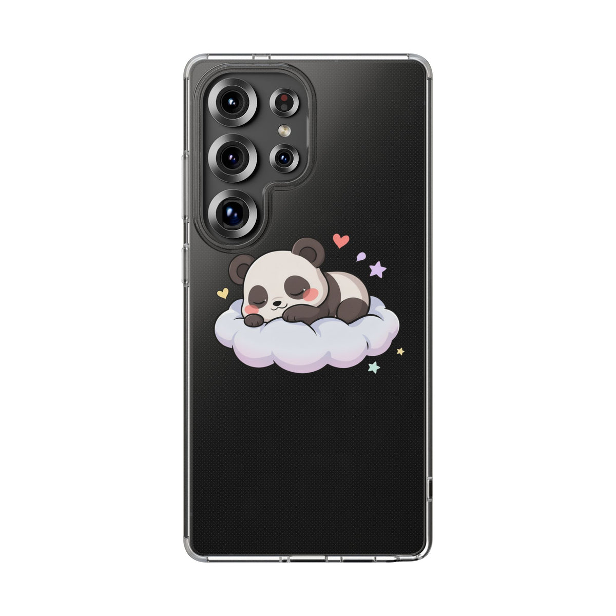 Sleeping Panda Clear Impact-Resistant Phone Case