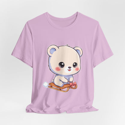 Kawaii Polar Bear T-Shirt for Cozy Winter Days