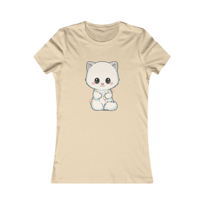 Kawaii Arctic Fox Tee for Cozy Winter Errands