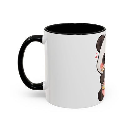 Kawaii Panda Ramen Mug, Cute Accent Coffee Mug