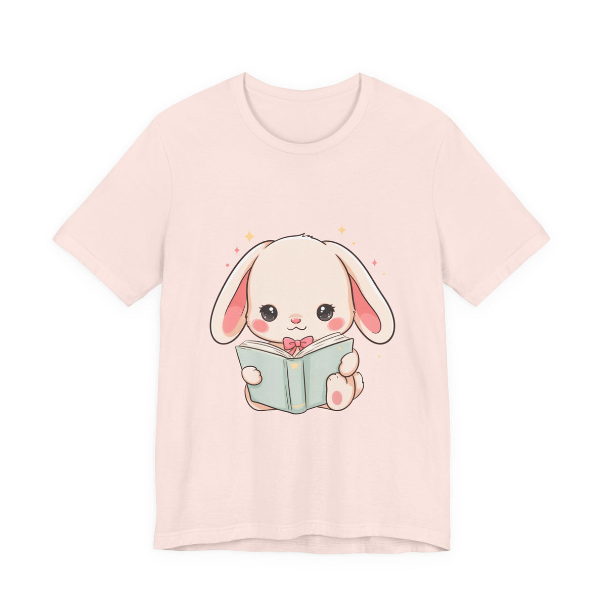 Book Lover Bunny T-Shirt – Cute Kawaii Reader Tee
