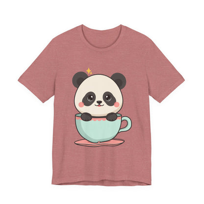 Kawaii Panda T-Shirt, Cute Teacup Panda Tee