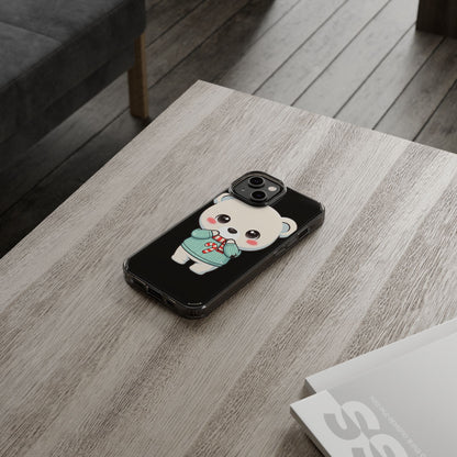 Kawaii Christmas Bear Phone Case for Holiday Season