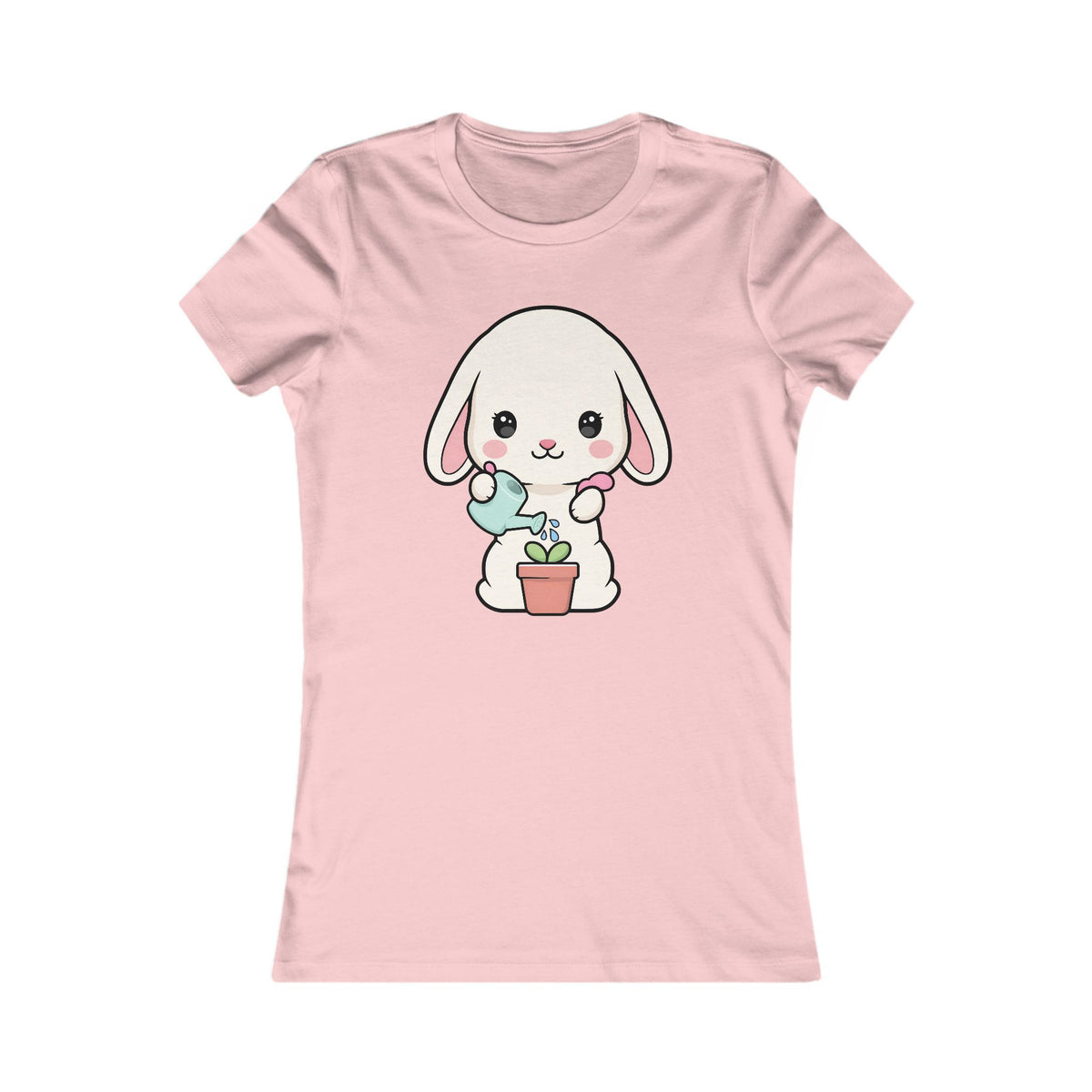 Kawaii Bunny Plant Lover Women's Tee